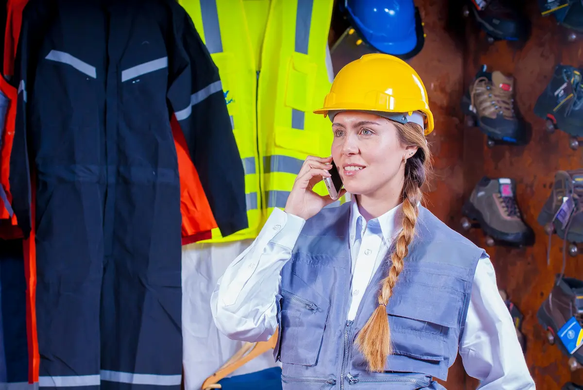 Wellington tradesperson on phone call, receiving job enquiries from Google